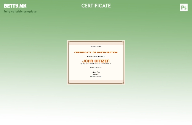 модерен стил САД Учество сертификат Верзија Шаблон